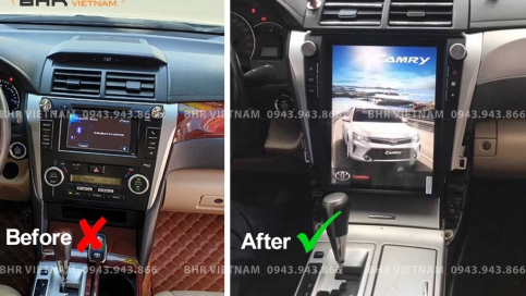 Màn hình DVD Android Tesla Toyota Camry 2012 - 2018